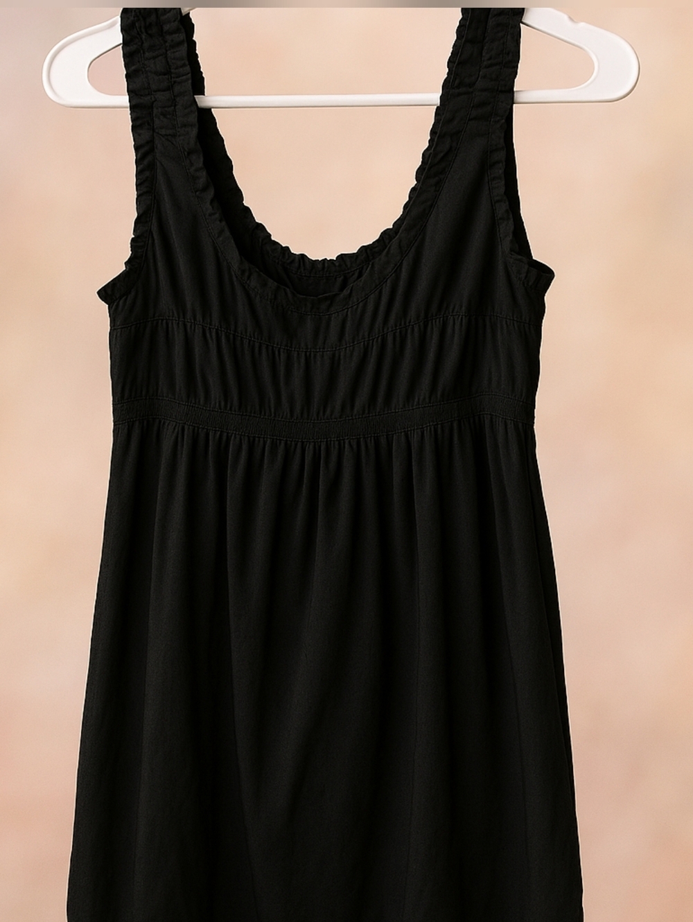 Source Unknown Black Midi Dress Size Large